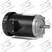 LEESON General Purpose 3 Phase: Universal Mount, Totally Enclosed Fan Cooled, 2 hp, 208-230/460V AC (MPN 145TTFR16201). Key specifications — Brand: LEESON; Nameplate Voltage @ 60 Hz: 208-230/460V AC; Full Load Current @ 60 Hz: 5.6-5.0/2.5 A; Nameplate RPM @ 60 Hz: 3,500 RPM; Motor Enclosure: TEFC.