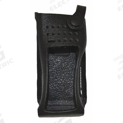 MOTOROLA Case with Fixed Belt Clip: Fits Motorola, For APX 9000 Series, Black, Hard Leather - Motorola-Compatible Carrying Accessories