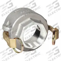 Cam and Groove Coupling: 4 in Coupling Size, 3 in Hose Fitting Size, 3 in -8 Thread Size, Nitrile (MPN 4030-D-AL). Key specifications — Thread Size: 3 in -8; Fitting Type: FNPT; Gasket Material: Nitrile; Brand: DIXON VALVE & COUPLING.