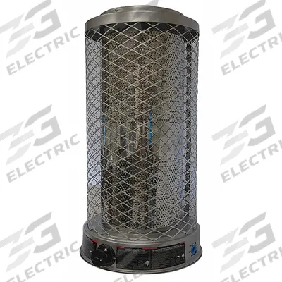 Dayton Portable Gas Floor Heater: 100,000 BtuH Heating Capacity Output - Portable Gas Radiant Can Heaters