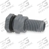 HAYWARD Bulkhead Tank Fitting: CPVC Body, 3 in Female Socket Inside, FKM Gasket, 3 in Flange Dia (MPN BFA2030CFS). Key specifications — Fitting Material: CPVC; Brand: HAYWARD.