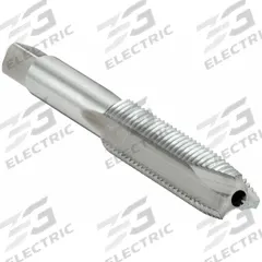CHICAGO-LATROBE Spiral Point Tap: 1/4"-28 UNF, H11 / 1B, 3 Flute, Plug Chamfer, High Speed Steel (MPN 313501)
