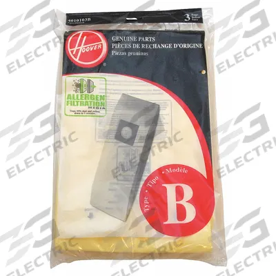 HOOVER Vacuum Bag: Hoover, C1320/CH53000, Dry, Paper, Std - Upright Vacuum Bags