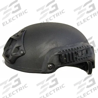 UNITED SHIELD Level IIIA Combat Helmet: XL Fits Hat Size, Aramid, 1/2 in Pad Thick
