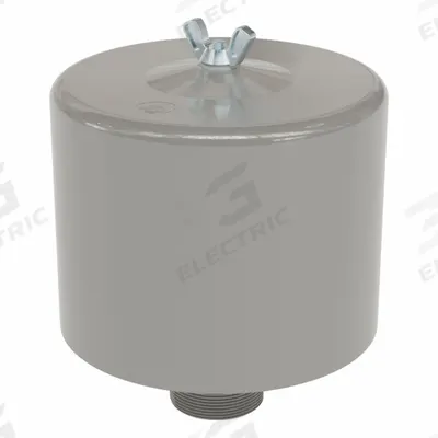 SOLBERG Filter Silencer: 1 1/2 in Inlet Size, 85 scfm, 6.63 in Overall Ht, 6 in Outside Dia - Air Compressor Intake Filters & Silencers
