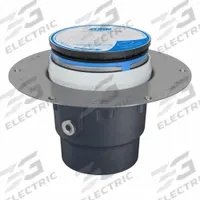 ZURN Shower Drain: 9 7/8 in Overall Dia, 5 in Grate Size, 2 in Nominal Pipe Size, Push On, Cast Iron (MPN ZS415-2NL-5BZ1-DP). Key specifications — Color: Silver; Connection Type: Push On; Brand: ZURN; Includes: Decorative polished top.