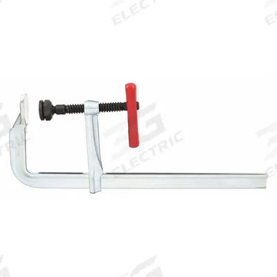 BESSEY Bar Clamp: Heavy Duty, Sliding T Handle, 8 in Jaw Opening - Max, 2,800 lb Clamping Force - Bar Clamps