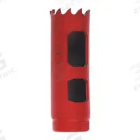 MORSE Hole Saw: 5/8 in Saw Dia., 5/6 Teeth per Inch, 1 7/8 in Max. Cutting Dp, 1/2"-20 Thread Size (MPN MHS10). Key specifications — attr1098070: 5/6; attr1098087: MORSE; attr1098073: 1/2"-20.