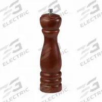 TABLECRAFT PRODUCTS COMPANY Pepper Mill: Wood, Mahogany, 9 in Overall Ht, Brown (MPN PM1908). Key specifications — Color: Mahogany; Brand: TABLECRAFT PRODUCTS COMPANY; Body Material: Wood; Product Type: Mill; For Food Type: Pepper.