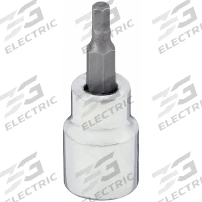 WESTWARD Socket Bit: 3/8 in Drive Size, Hex Tip, 1/8 in Tip Size, 1 3/4 in Overall Lg - Hex Bit Sockets