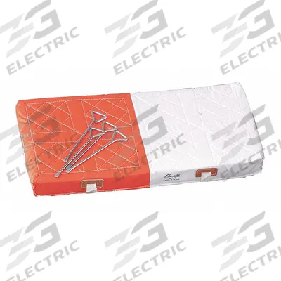 CHAMPION SPORTS Double First Base: Orange/White, Nylon, 28 in Overall Lg - Baseball Bases, Plates & Accessories