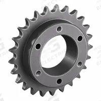 TRITAN Bushed Roller Chain Sprocket: For 40 Chain, 25 Teeth, 3.989 in Pitch Dia, 4.26 in Outside Dia (MPN 40SH25H). Key specifications — Brand: TRITAN; Required Bushing Series: SH.