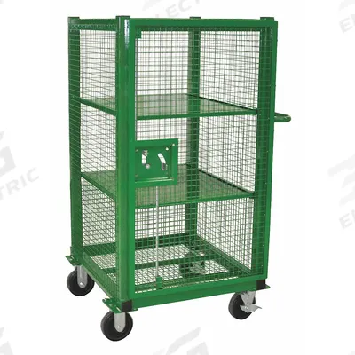 SOUTHWIRE Security Cart: 1,500 lb, 30 in L x 25 in W Self - General Purpose Wire Security Carts