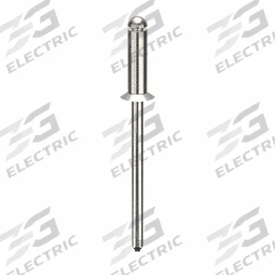 APPROVED VENDOR Blind Rivet,1 27/55" L,1/8" dia,PK500: Inch, 1 31/64 in Overall Lg, 13/32 in Body Lg - Flush-Mount Blind Rivets