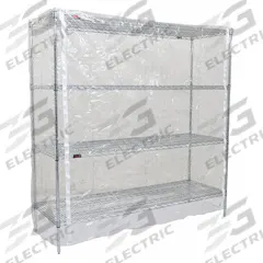 EAGLE GROUP Utility Cart Cover: Clear, Vinyl, Zipper, 36 in Wd, 86 in Ht, 24 in Dp (MPN CZ-86-2436-T). Key specifications — attr1343422: Any Standard Eagle Cart; attr1343424: EAGLE GROUP.