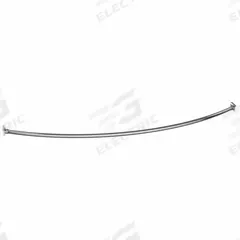 WINGITS Curved Shower Rod: 60 in Overall Wd, Stainless Steel, Polished, Drywall, 6 PK (MPN WOCONPS5NC). Key specifications — Brand: WINGITS; Finish: Polished; Material: Stainless Steel; Includes: (4) Stainless Steel Screws; Mounting Type: Drywall.