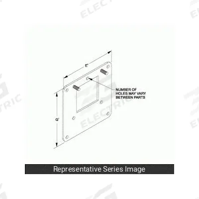 HAMMOND MANUFACTURING Wireway Reducer: 4 in Wd, 4 in_6 in Ht, 7 5/8 in Ht - Reducers for Corrosion-Resistant Washdown Wireways