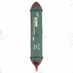 EXTECH Non-Contact Voltage Detector/Tester: 12 V to 600 V, Audible/Light, CAT III 600V, No Display (MPN DVA30). Key specifications — Brand: EXTECH; Built-In Flashlight: No; IP Rating: Not Rated.