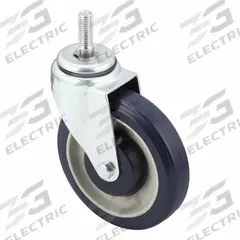 APPROVED VENDOR Stem Caster: Inch, Swivel, 5 in Wheel Dia., 1 1/4 in Wheel Wd, 5 7/8 in Mounting Ht (MPN P20S-UP050K-ST1). Key specifications — Brand: APPROVED VENDOR; Thread Size: 1/2"-13; Roll Up: Swivel.
