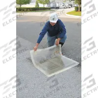 ULTRATECH Drain Cover Seal: 58 in L x 36 in W, 52 in L x 30 in W Max Drain Size, Clear, 3/8 in Thick (MPN 2207). Key specifications — Material: Polyurethane; Brand: ULTRATECH.