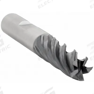 WIDIA HANITA Square End Mill: Carbide, AlTiN Coated, 5 Flute, 1/2" Mill Dia, 5/8" LOC - Fast-Cutting Carbide Square End Mills for Stainless Steel & Super Alloys
