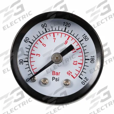 SPEEDAIRE Pressure Gauge: F5013700710, 787U78/787U82, F5013700710 - Air Compressor Parts