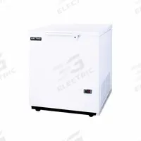 ARCTIKO Lab Chest Freezer: Chest, 4.69 cu ft, -60°C to -30°C, Auto Defrost Method, Lifting Lid Door (MPN SF 150). Key specifications — Brand: ARCTIKO; Door Hinge: Top.