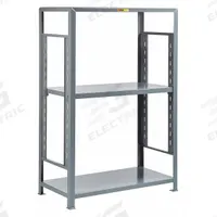 LITTLE GIANT Welded Steel Adjustable Shelving: Heavy-Duty, Starter, 60 in x 24 in, 72 in Overall Ht (MPN 3SH-A-2460-72). Key specifications — Brand: LITTLE GIANT; Color: Dove Gray.