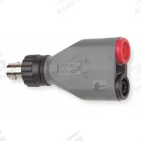 POMONA BNC Adapter: Double Banana Jack, Banana Jack Adapters, Not Panel Mounted, Not Stackable (MPN 72938). Key specifications — Brand: POMONA; Panel Mounted - NEW: Not Panel Mounted; Stackability: Not Stackable.