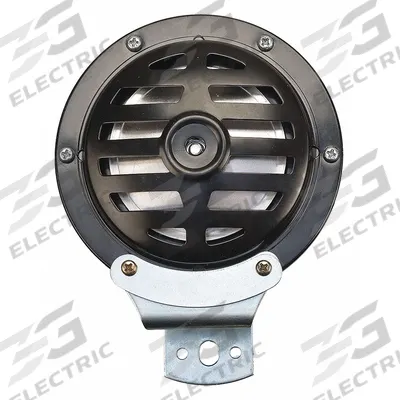 WOLO Electric Horn: 24-48V DC, High Tone, Electric, Black, Painted - Electric-Powered Horns