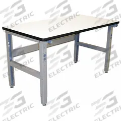 PRO-LINE Workbench: Adj Ht, Laminate, 60 in x 30 in, 850 lb Overall Load Capacity, Gray (MPN IWB6030P). Key specifications — Brand: PRO-LINE.