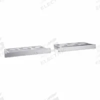 RITTAL Air Distribution Fan: 282.5 cfm Airflow @ 0.000 in SP, Air Distribution Fan, 24V DC, 19 in Wd (MPN 3342024). Key specifications — Brand: RITTAL; Voltage: 24V DC; Mounting Location: Roof.