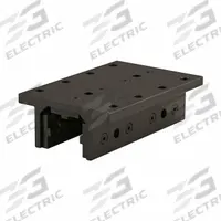 T-Slot Framing System Rollers: 40 Series, 103.2 mm L x 50 mm W x 160 mm H, Black, Double Flanged (MPN 40-6536-BLACK). Key specifications — Brand: 80/20; Housing Material: Aluminum; Includes: Shims; Finish: Anodized; Includes Fasteners: Yes.