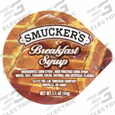 SMUCKERS SMUCKER'S Breakfast Syrup: 1.4 oz Item Size, Single-Serve Tub, 100 Pack Count (MPN 2283) - Furnishings, Appliances and Hospitality