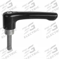 KIPP Adjustable Handle: Zinc w/ Steel Thread, 3/8"-16 Thread, 60 mm Thread Lg, 65 mm Lg (MPN K0738.2A41X60). Key specifications — Brand: KIPP.
