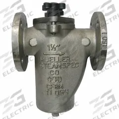 MUELLER STEAM SPECIALTY Basket Strainer: Stainless Steel, 0.125 in Screen Size, Single, NPT (MPN 6 125F SS). Key specifications — Brand: MUELLER STEAM SPECIALTY; Compatible Product Type: Fuel Oil; Gasket Material: Fluoroelastomer; Screen Material: 304 Stainless Steel.