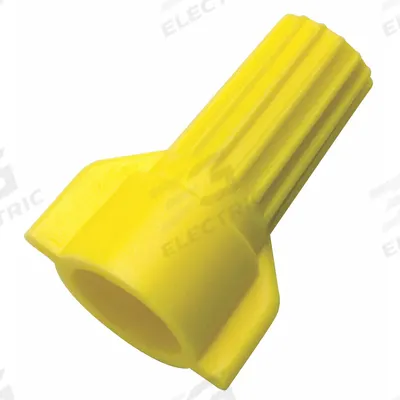 BUCHANAN Twist-On Wire Connectors: Yellow, Wire Sizes 14 AWG – 10 AWG, 600 V, 500 - General Purpose Wire Connectors