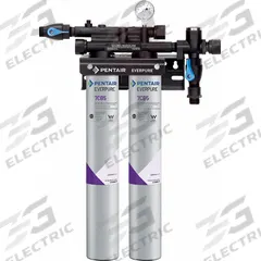 EVERPURE Water Filtration System: 5 gpm, FNPT, 24 7/8 in Overall Ht, Carbon Block (MPN EV979740 -75). Key specifications — Brand: EVERPURE; Reduces: Rust; Filter Media: Carbon Block.