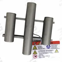 APPROVED VENDOR Grate Magnet: Round Grate Magnet, Ceramic, 20 oz Max Magnetic Pull Strength, Round (MPN 34TA09). Key specifications — Grate Shape: Round; Primary Magnet Material: Ceramic; Brand: APPROVED VENDOR.
