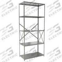 HALLOWELL Metal Shelving: Standalone, Medium-Duty, 36 in x 18 in, 84 in Overall Ht, 5 Shelves (MPN F4510-18HG). Key specifications — Frame Material: Steel; Shelving Material: Steel; Assembled: Unassembled; Color: Gray; Brand: HALLOWELL.