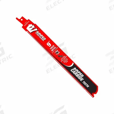 DIABLO Reciprocating Saw Blade: 8 Teeth per Inch, 9 in Blade Lg, 0.05 in Blade Thick - Thick-Metal-Cutting Blades