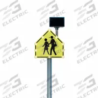 LED Traffic Signal Controller: 36 in Nominal Sign Size (W x H), Aluminum, S1-1 MUTCD, Diamond, Solar (MPN 303050). Key specifications — Sign Material: Aluminum; Retroreflective Grade: Diamond.