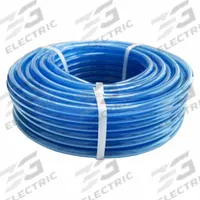 APPROVED VENDOR Tubing: Polyurethane, ID 8 mm, OD 12 mm, 100 ft Lg, Clear Blue (MPN 806FJ7). Key specifications — Hardness: Shore A 98; Maximum Operating Pressure: 150 psi @ 73 °F; Jacket Material: No Jacket; System of Measurement: Metric; Color: Clear Blue.
