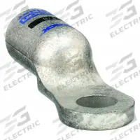 QUICKCABLE One-Hole Lug Compression Connector: Heavy Wall Lug, Lug, Tin Plated Copper, 1/0 ga, Black (MPN 486310-525-001F). Key specifications — attr176858: Straight; attr176857: Yes; attr176856: Heavy Wall Lug; attr160377: Tin Plated Copper; attr160378: 1/0 ga; attr520119: 3/8 in; attr160375: Black; attr160370: QUICKCABLE.