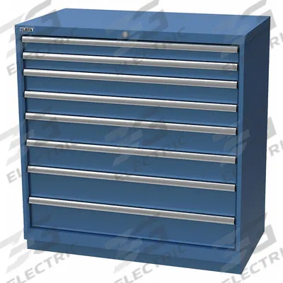 LISTA Modular Drawer Cabinet: 40 1/4 in x 22 1/2 in x 41 3/4 in, 8 Drawers, 144 Compartments - Lista Modular Drawer Cabinets