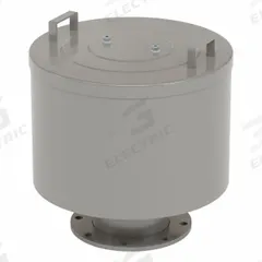 SOLBERG Filter Silencer: 6 in Flange Inlet Size, 1,100 scfm, 22 in Overall Ht, 22.5 in Outside Dia (MPN F-376P-600F). Key specifications — attr60071: F-376P-600F; attr60074: SOLBERG.