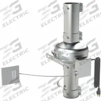 In-Line Duct Fan: 153 cfm Max., 4 in Duct, 84 W, 120V AC, 1 Ph, IP44, Galvanized Steel (MPN PV_DEDPV). Key specifications — Includes: 6 ft Power Cord; Brand: SOLER & PALAU; Speed Controllable: Yes; High-Efficiency Motor: No; Nameplate Voltage: 120V AC; Airflow @ 0.000 in SP - Range: 0 to 249 cfm; High-Efficiency Motor_Broad: Standard-Efficiency Motor.