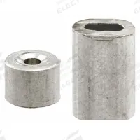 PRIME-LINE Ferrule and Stop: Aluminum, 4 9/16 in Overall Ht, 2 23/32 in Overall Wd, 1 PR (MPN GD 12150). Key specifications — Brand: PRIME-LINE; Material: Aluminum; Product Type: Ferrule and Stop.