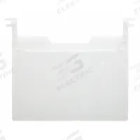 QUANTUM STORAGE SYSTEMS Label Holder: 5 in x 3 in (MPN SNH010). Key specifications — Color: Clear; Label Attachment Type: Pocket; Mounting Type: Snap-On; Brand: QUANTUM STORAGE SYSTEMS; Material: Plastic.