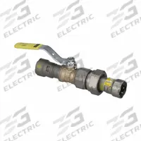 VIEGA MEGAPRESS Manual Two-Way Ball Valve: 1/2 in, Bronze, Straight, 125 psi Max. Pressure (CWP) (MPN 30690). Key specifications — Brand: VIEGA MEGAPRESS; Handle: Locking Lever.